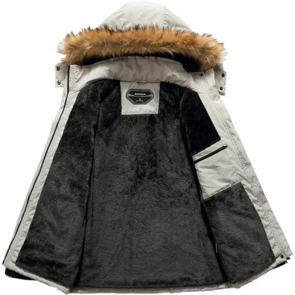 Women's Waterproof Ski Snow Jacket Winter Warm Hooded Snow Coat - Picture 3 of 8